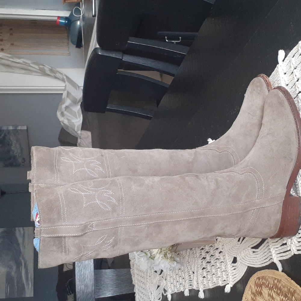 L'AUTRE CHOSE SUEDE TALL BOOTS WOMEN'S